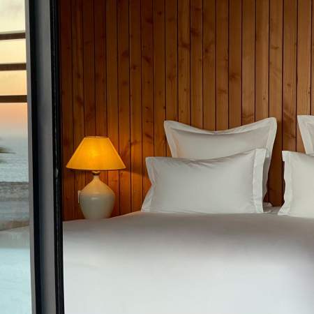 Bed at La Tour d'Eole in Dakhla